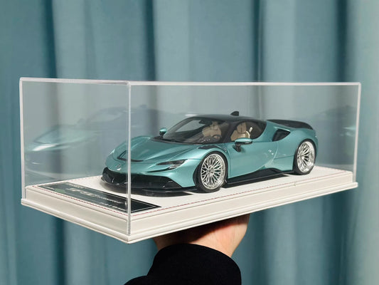 Davis & Giovanni 1/18 Ferrari SF90 Stradale Novitec Metallic Light Green | Limited 15
