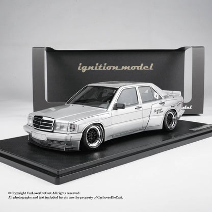 Ignition Model 1/18 PANDEM 190 Silver Resin Model Car IG3770