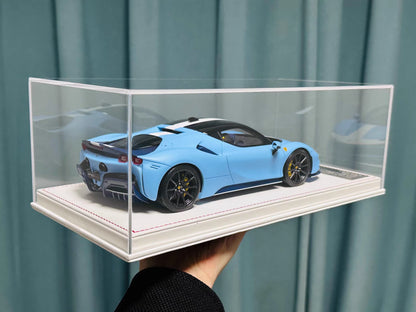 Davis & Giovanni 1/18 Ferrari SF90 Stradale Matte La Plata Blue | Limited 6
