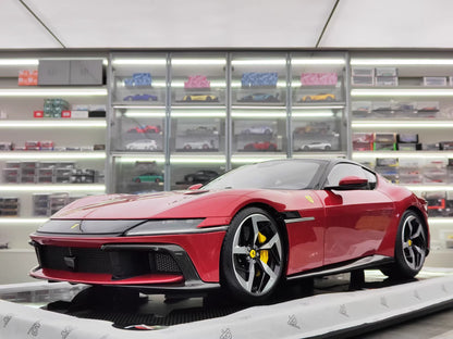 Amalgam 1/8 Ferrari 12 Cilindri – Red Coupe Model | Air Shipping from China