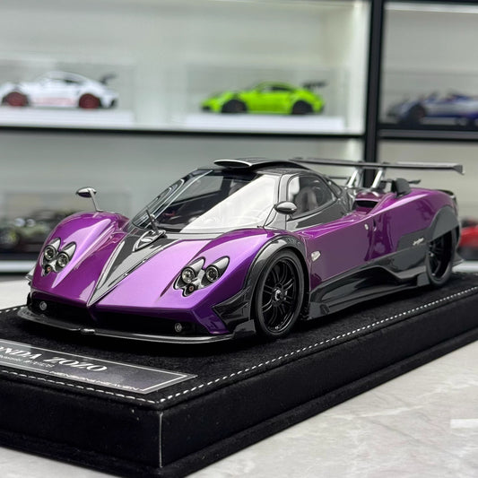 HH 1:18 Pagani Zonda 760 (Zonda Specials) Hardtop Resin Model · Purple/Carbon