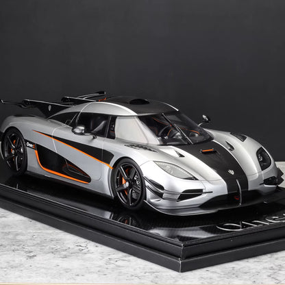 Frontiart 1/12 Koenigsegg One:1 Silver Resin Model Limited 199 F088-01
