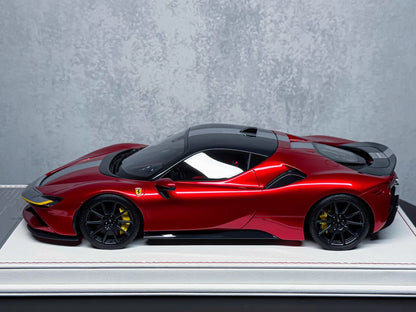 Davis & Giovanni 1/18 Ferrari SF90 Stradale Candy Metallic Red Resin Model Limited 6