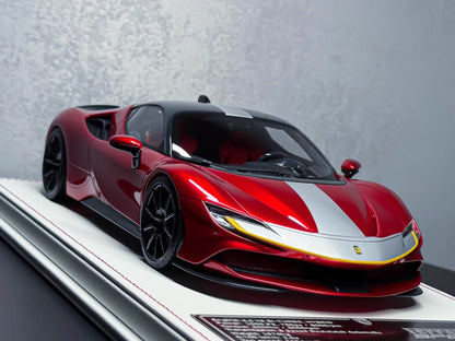 Davis & Giovanni 1/18 Ferrari SF90 Stradale Candy Metallic Red Resin Model Limited 6