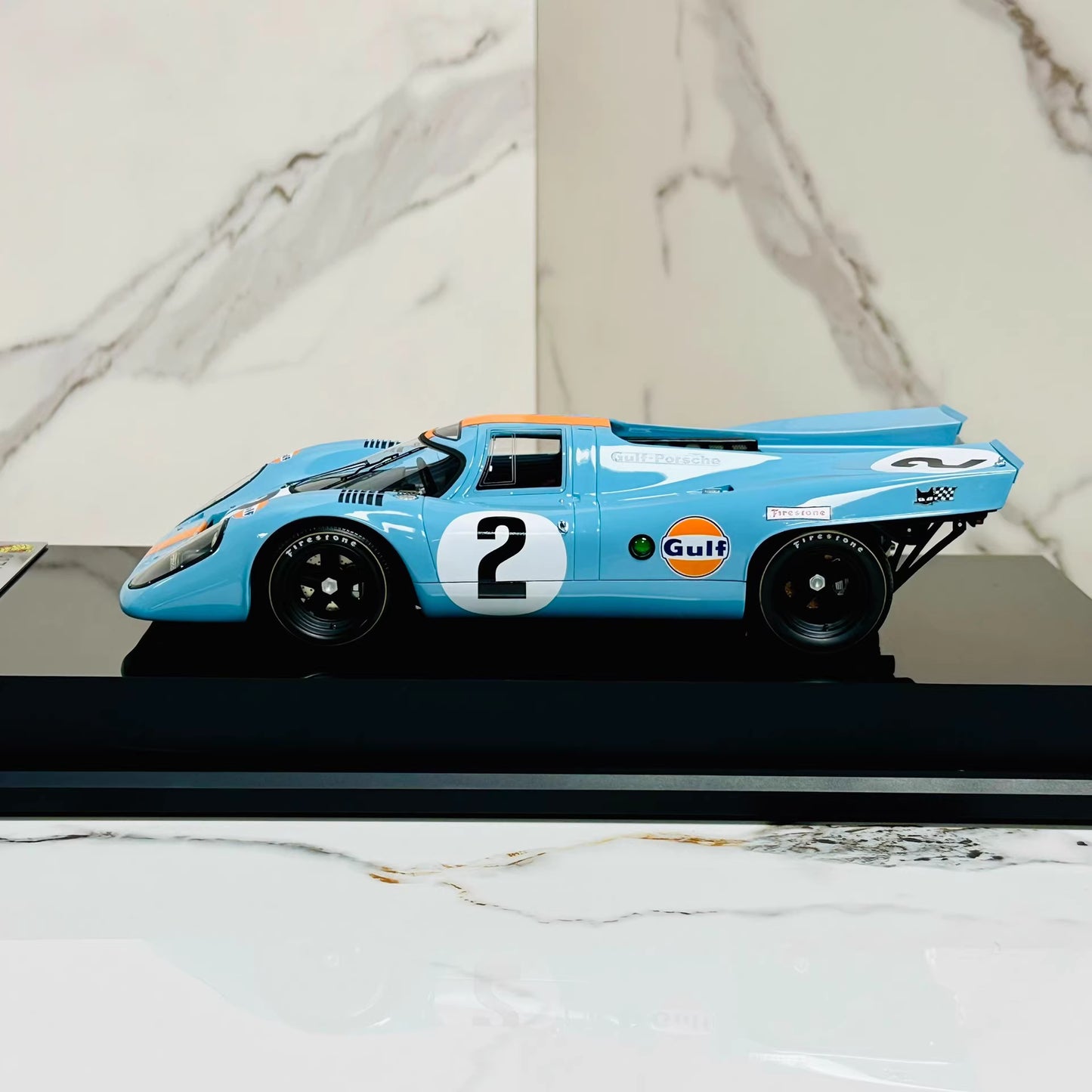 Amalgam 1/18 Porsche 917K Gulf 1970 Daytona Winner #2 Resin Model