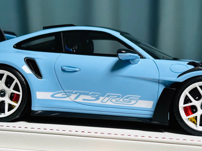 Davis & Giovanni 1/18 Porsche 911 GT3 RS 992.1 PTS Meissen Blue | Limited 30