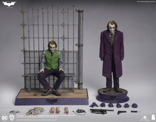 INART 1/6 The Dark Knight The Joker Heath Ledger Deluxe 2-Figure Set No Box