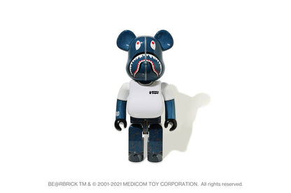 Bearbrick 1000% BAPE × Levi’s Denim Shark Edition | Triple Collaboration | Air Shipping from China