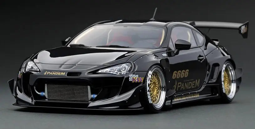 Ignition Model 1/18 Pandem Toyota 86 V3 Black IG1126