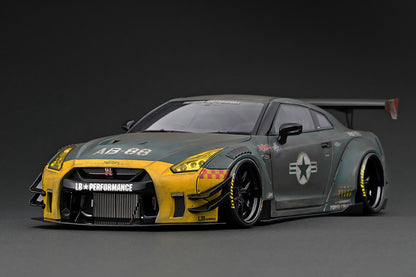 Ignition Model 1/18 LB-WORKS Nissan GT-R R35 Type 2 Matte Green IG2346