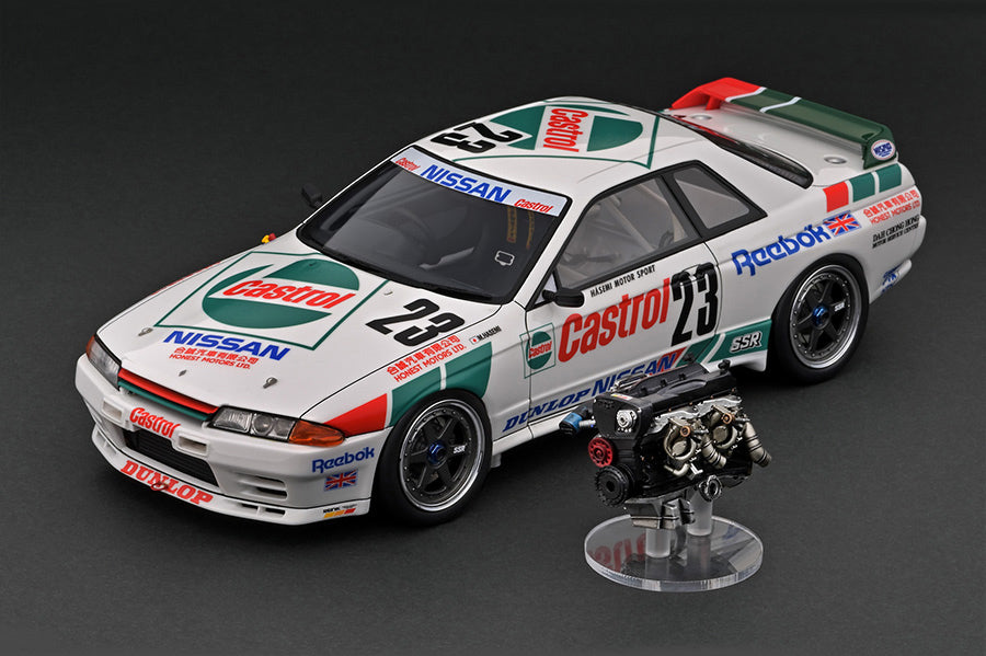 Ignition Model 1/18 Castrol Skyline GT-R (R32) #23 1990 Macau Engine IG2777