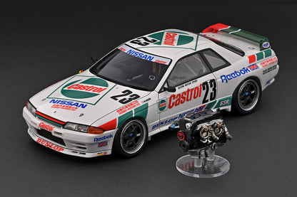 Ignition Model 1/18 Castrol Skyline GT-R (R32) #23 1990 Macau Engine IG2777