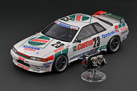 Ignition Model 1/18 Castrol Skyline GT-R (R32) #23 1990 Macau Engine IG2777