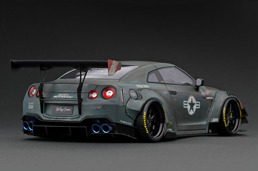 Ignition Model 1/18 LB-WORKS Nissan GT-R R35 Type 2 Matte Green IG2346