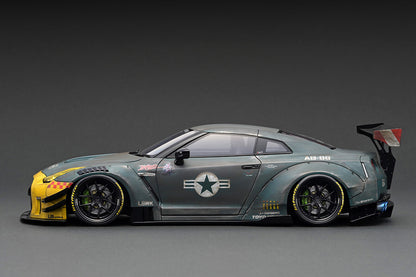 Ignition Model 1/18 LB-WORKS Nissan GT-R R35 Type 2 Matte Green IG2346