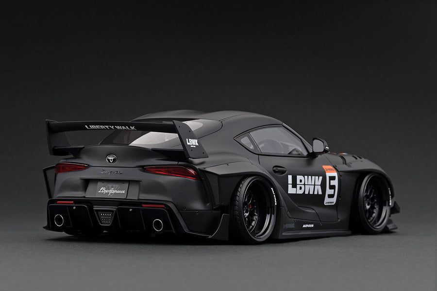 Ignition Model 1/18 LB-WORKS Toyota Supra (A90) Matte Black Resin IG2652