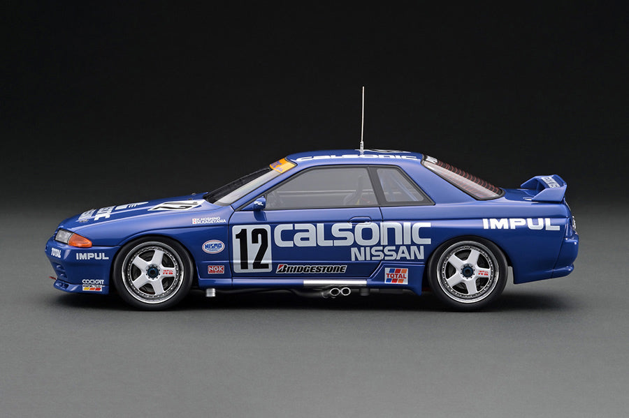 Ignition Model 1/18 Calsonic Skyline (#12) 1993 JTC With Mr. Hoshino IG2246