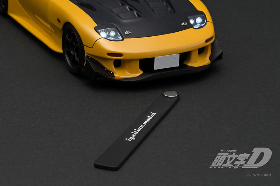 Ignition Model 1/18 INITIAL D Mazda RX-7 (FD3S) Yellow LED IG3189