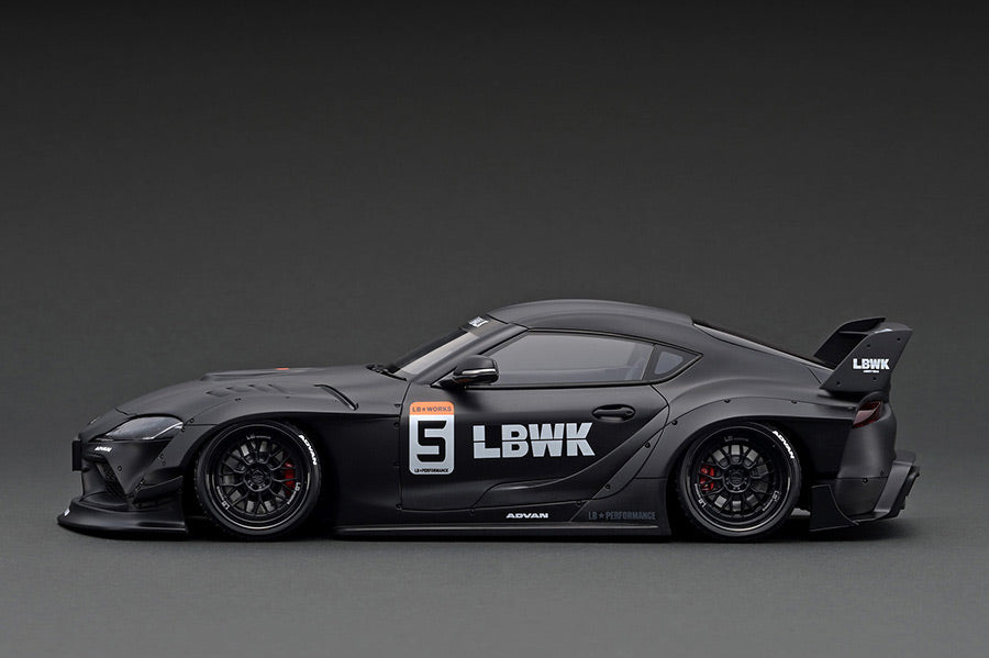 Ignition Model 1/18 LB-WORKS Toyota Supra (A90) Matte Black Resin IG2652