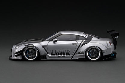 Ignition Model 1/18 LB-Works Nissan GT-R R35 Type 2 Silver IG2343