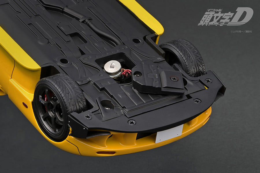 Ignition Model 1/18 INITIAL D Mazda RX-7 (FD3S) Yellow LED IG3189