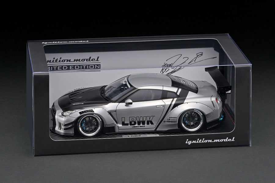 Ignition Model 1/18 LB-Works Nissan GT-R R35 Type 2 Silver IG2343