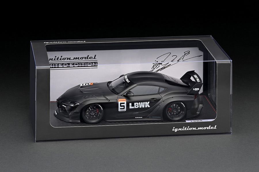 Ignition Model 1/18 LB-WORKS Toyota Supra (A90) Matte Black Resin IG2652