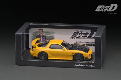 Ignition Model 1/18 INITIAL D Mazda RX-7 (FD3S) Yellow LED IG3189
