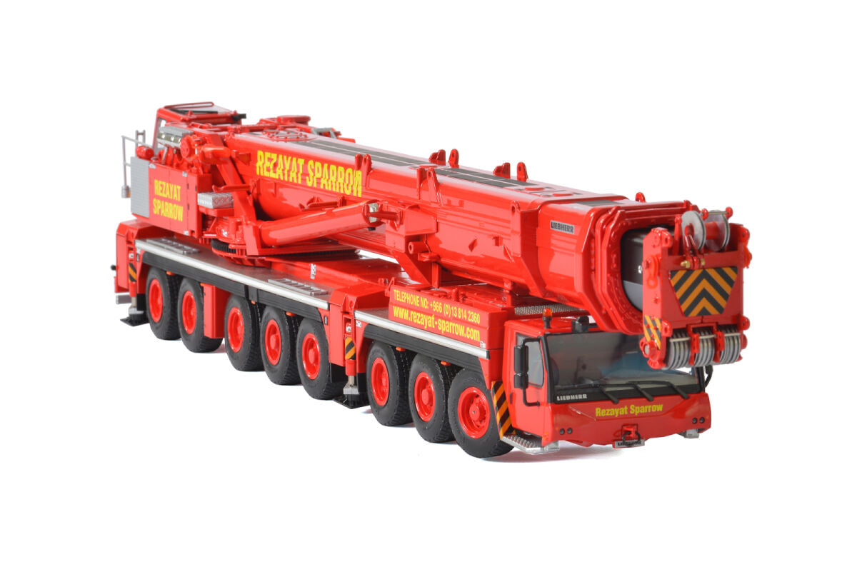 WSI Liebherr LTM1500 Rezayat Sparrow Diecast Mobile Crane Model 1/50
