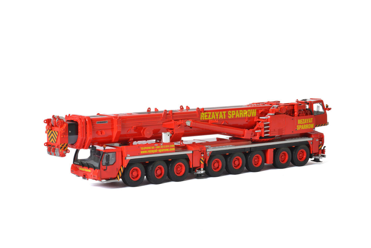 WSI Liebherr LTM1500 Rezayat Sparrow Diecast Mobile Crane Model 1/50