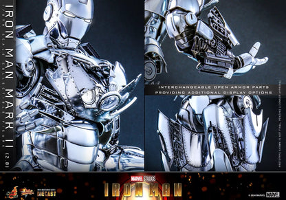 Hot Toys 1/6 Iron Man Mark II 2.0 Diecast Figure MMS733D59 – Marvel Collectible