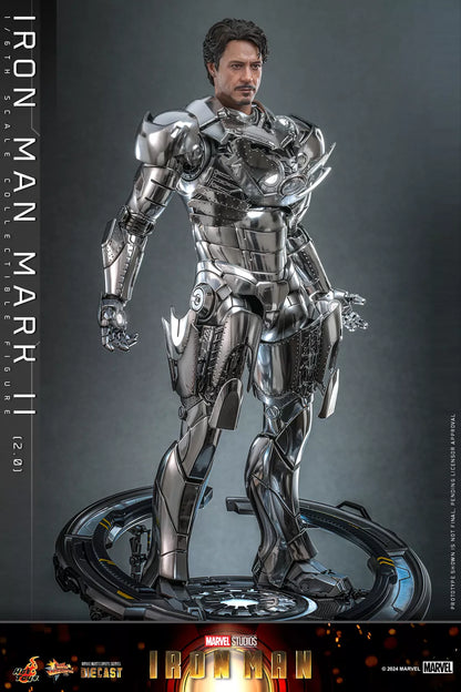 Hot Toys 1/6 Iron Man Mark II 2.0 Diecast Figure MMS733D59 – Marvel Collectible