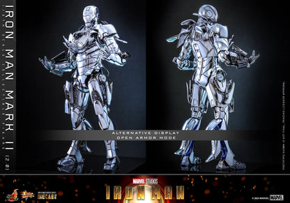 Hot Toys 1/6 Iron Man Mark II 2.0 Diecast Figure MMS733D59 – Marvel Collectible