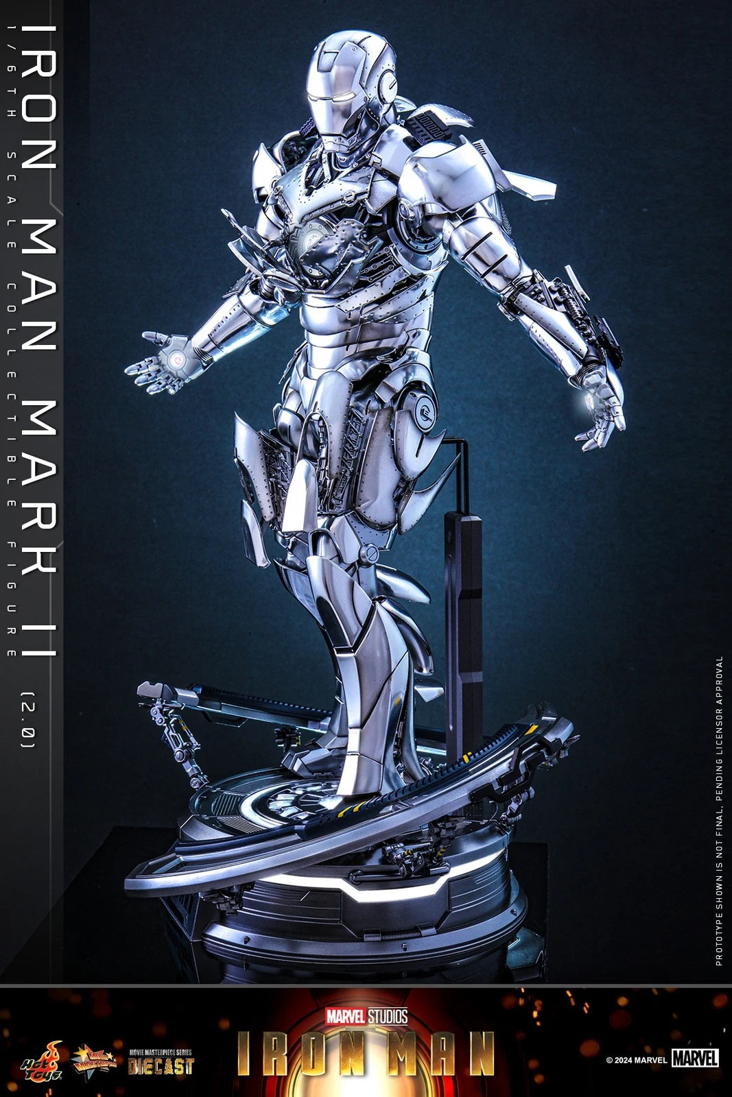 Hot Toys Iron Man Mark II 2.0 Diecast 1/6 Figure MMS733D59 – Model