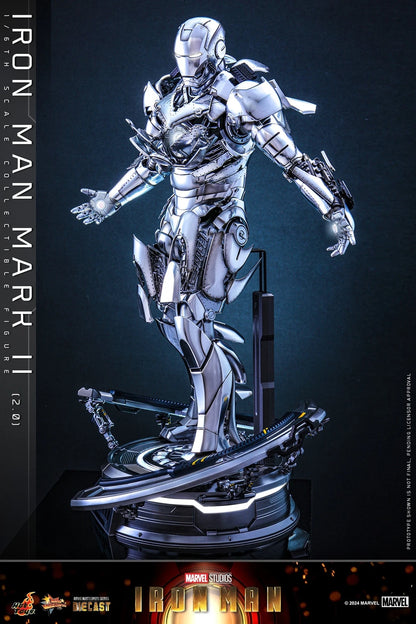 Hot Toys 1/6 Iron Man Mark II 2.0 Diecast Figure MMS733D59 – Marvel Collectible