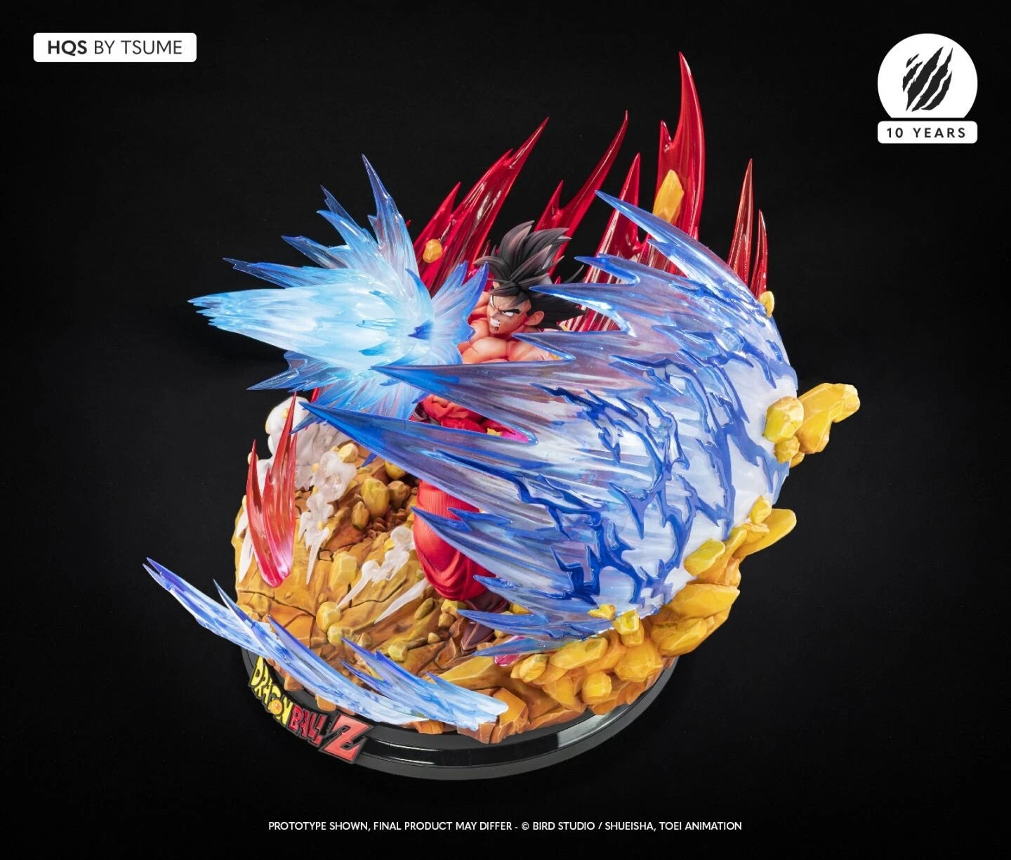 Tsume Art HQS 1/6 Dragon Ball Z Goku Kaioh-Ken vs Vegeta Galick Gun Statue – All Duties Included