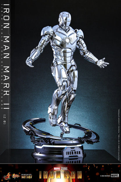 Hot Toys 1/6 Iron Man Mark II 2.0 Diecast Figure MMS733D59 – Marvel Collectible
