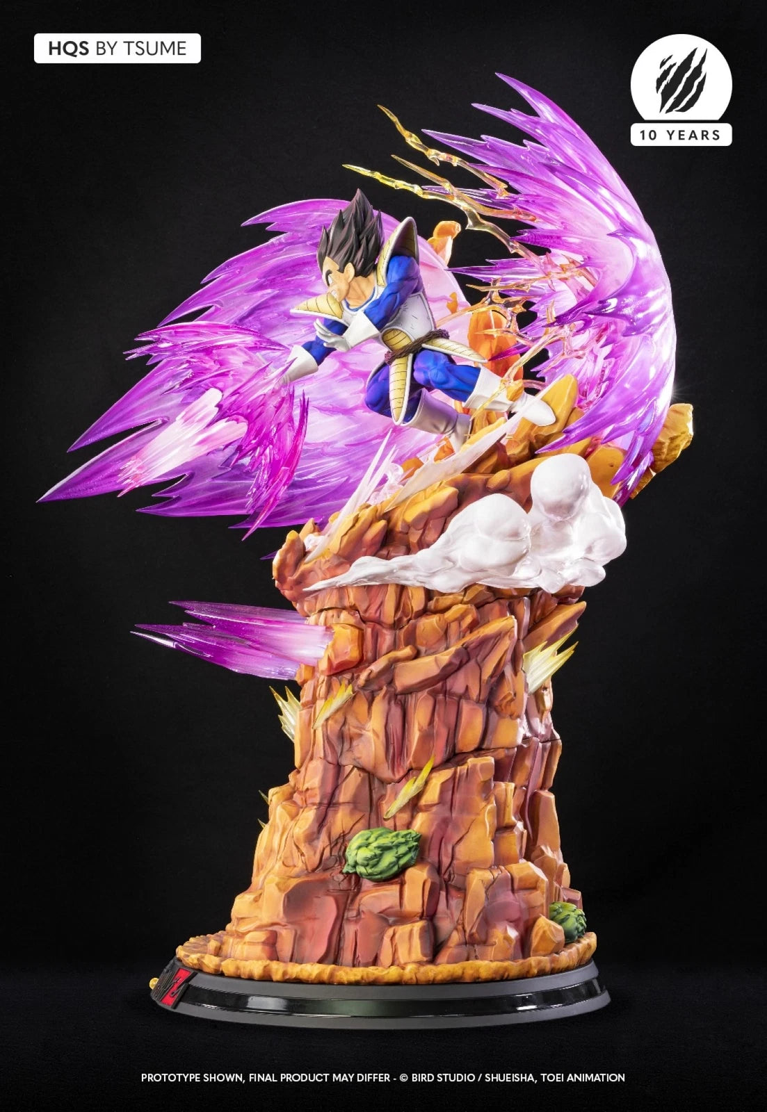Tsume Art HQS 1/6 Dragon Ball Z Goku Kaioh-Ken vs Vegeta Galick Gun Statue – All Duties Included