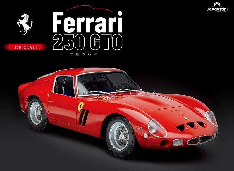 DeAgostini 1:8 Ferrari 250 GTO — Brand-New · Hand-Built by Model Domain
