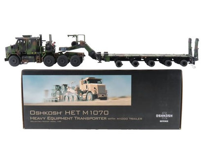 Drake 1/50 Oshkosh HET M1070 Heavy Equipment Transporter With M1000 Trailer & M1A2 Abrams Tank
