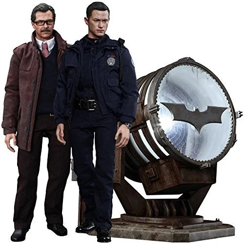 Hot Toys 1/6 John Blake & Jim Gordon with Bat-Signal MMS275 – All Duties Included