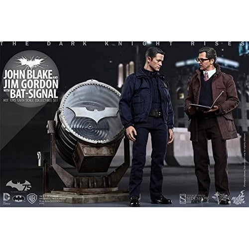 Hot Toys 1/6 John Blake & Jim Gordon with Bat-Signal MMS275 – All Duties Included