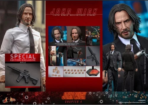 Hot Toys 1/6 John Wick Chapter 4 Special Edition Figure MMS729B