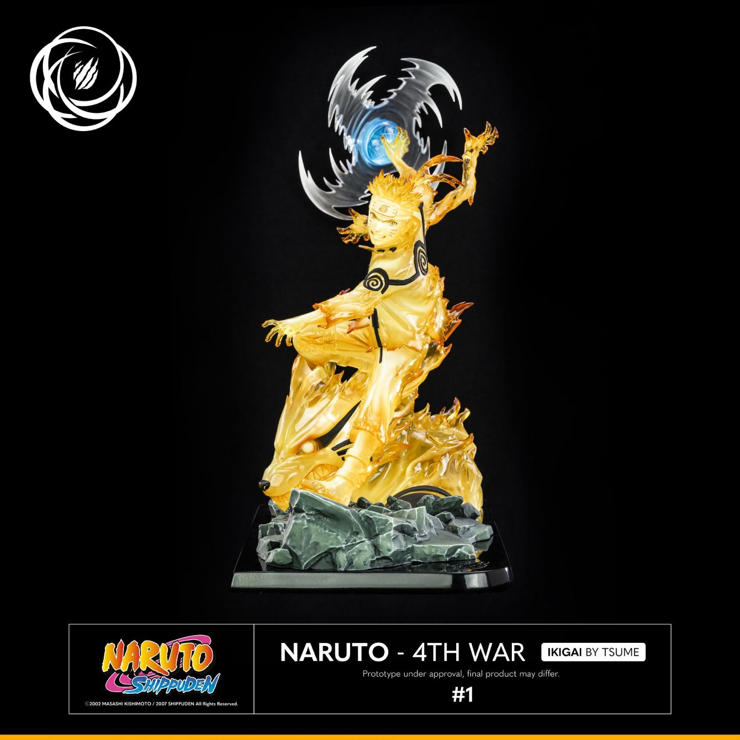 Tsume Art Ikigai 1/6 Naruto Shippuden Sasuke vs Naruto War Arc Resin Statue – All Duties Included