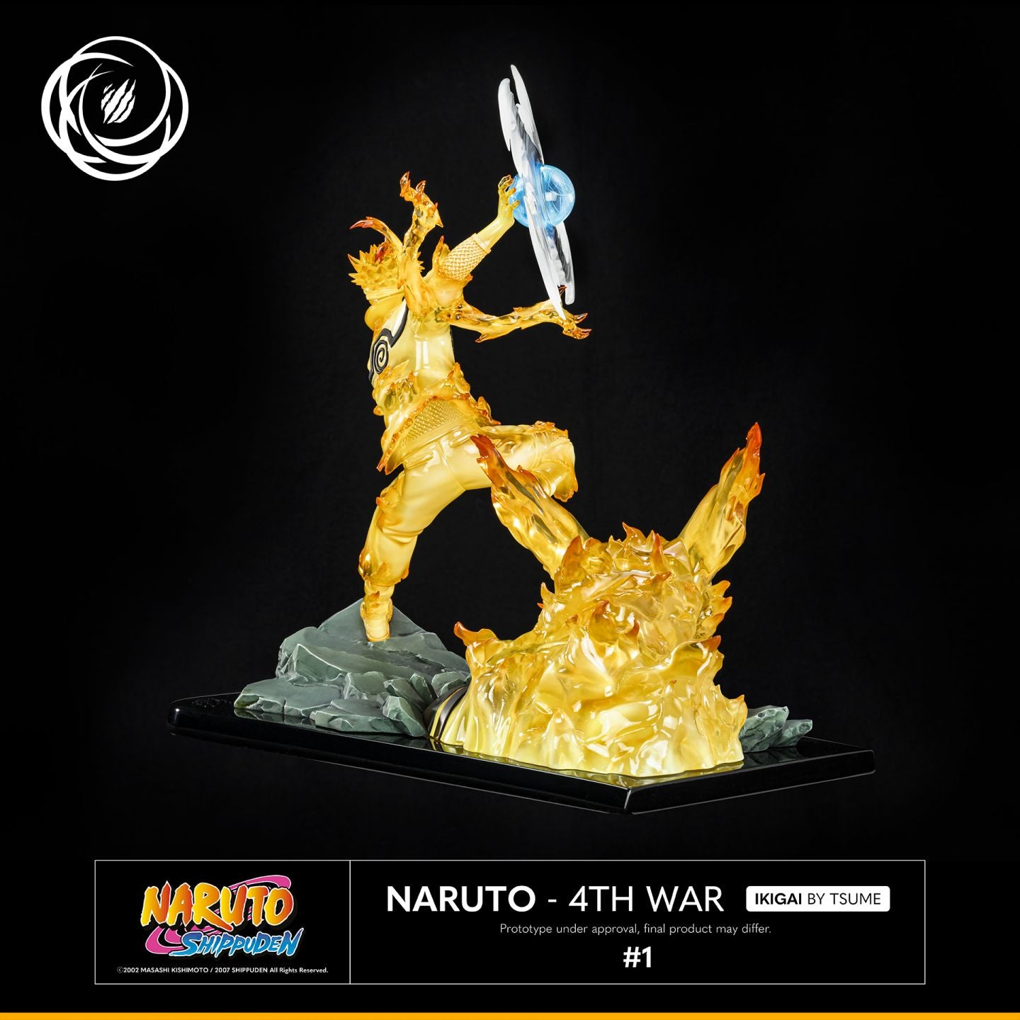 Tsume Art Ikigai 1/6 Naruto Shippuden Sasuke vs Naruto War Arc Resin Statue – All Duties Included
